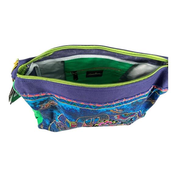 LAUREL Burch Vintage Y2K 90's Medium Canvas Tote Hobo Bag Dog Crossbody Purse - Picture 6 of 16